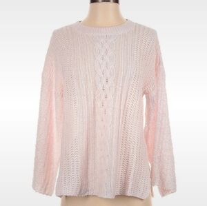 UNIQ. Pink Cable Knit Women's Sweater